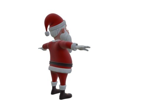 Santa Claus 3D Model