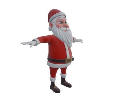 Santa Claus 3D Model