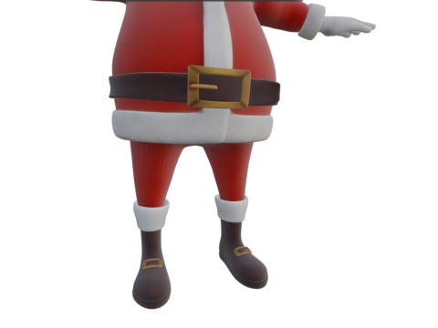 Santa Claus 3D Model