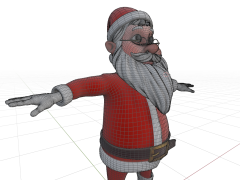 Santa Claus 3D Model