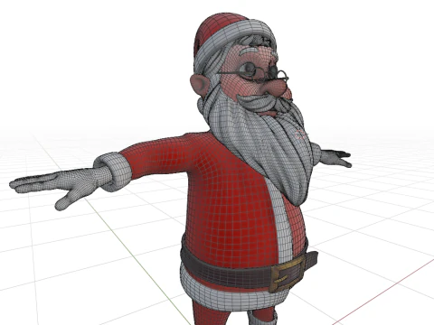 Santa Claus 3D Model