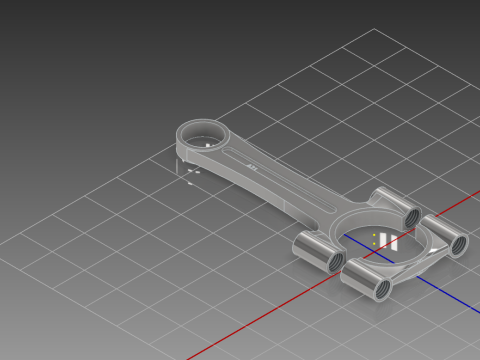 A21 Connecting Rod for Projects and Prototypes 3D 打印模型