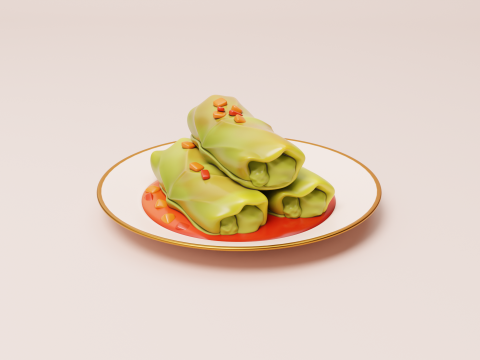 Stylized cabbage roll 3Dモデル