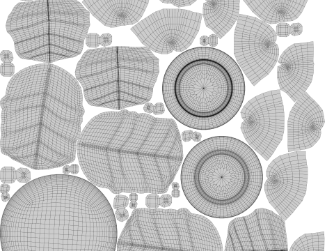 Stylized cabbage roll 3Dモデル