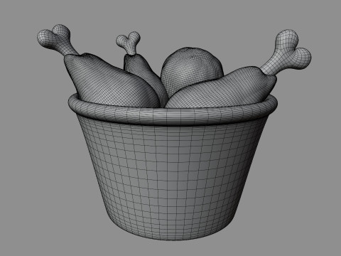 Chicken Legs Stylized 3D मॉडल