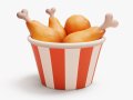 Chicken Legs Stylized 3D 模型