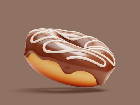 Ciambella stilizzata Modello 3D