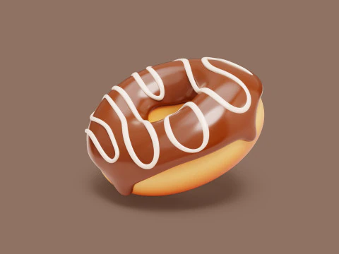 Ciambella stilizzata Modello 3D