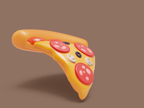 Pizza Stylized 3D Модель