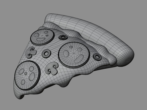 Pizza Stylized 3D Модель