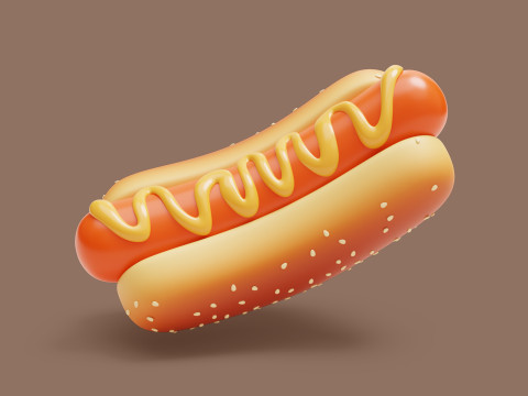 Fast Food Stylized Pack 3D 模型