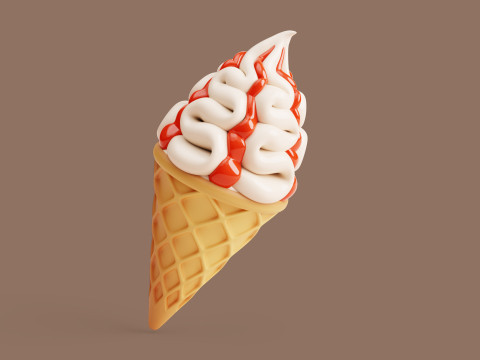 Fast Food Stylized Pack 3D 模型