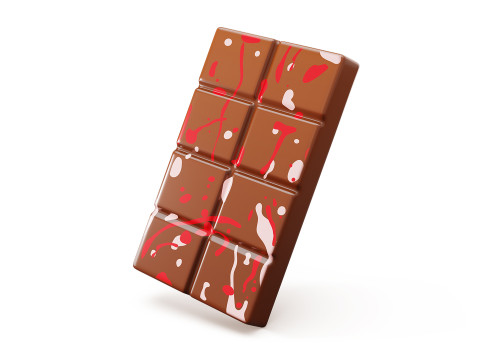 Dubai Chocolate Bar Stylized Modelo 3D