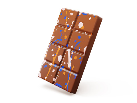 Dubai Chocolate Bar Stylized Modelo 3D