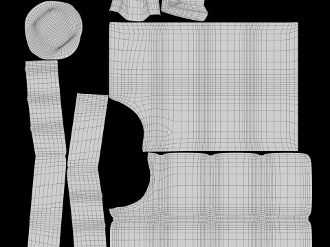 Dubai Chocolate Bar Stylized Modelo 3D