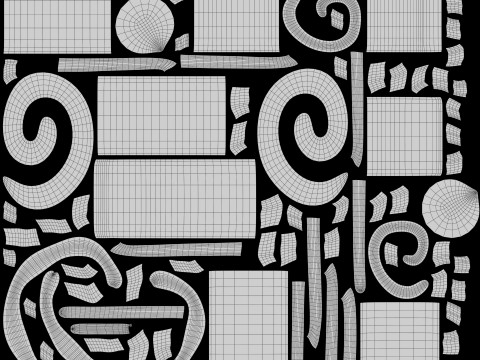 Cake Roll Stylized 3D Модель