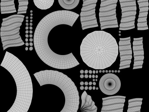 Cupcake Estilizado Modelo 3D