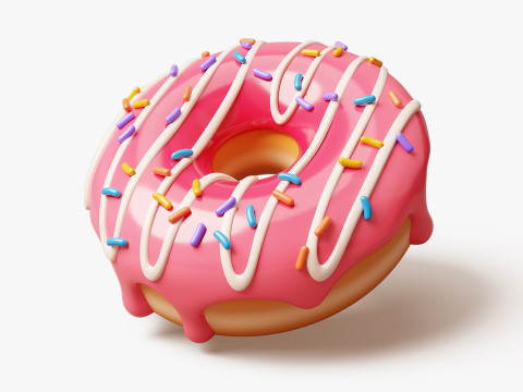 Pack of Sweets Stylized 3D मॉडल