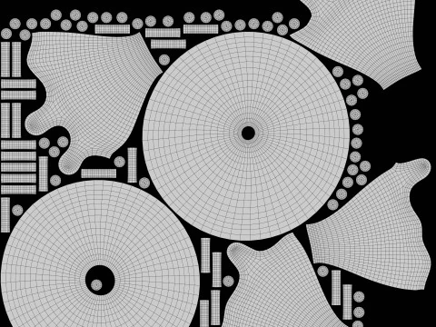 Donut mit Marshmallows 3D Modell