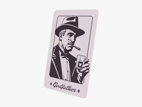 Mafia Game Cards 3D Model