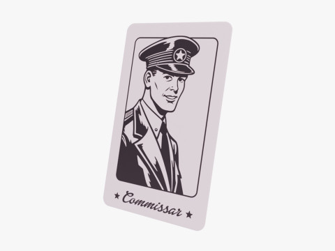 Mafia Game Cards 3D Model
