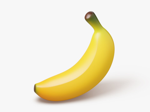 Banana Fruit Stylized 3D-Modell