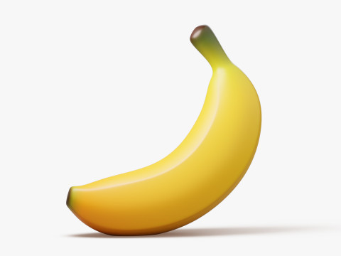 Banana Fruit Stylized 3Dモデル