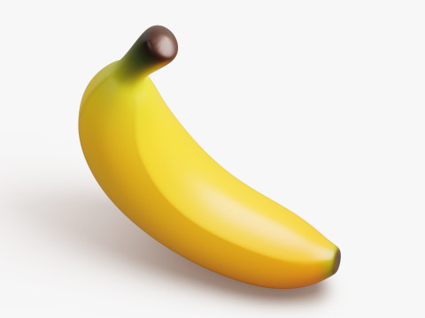 Banana Fruit Stylized 3Dモデル