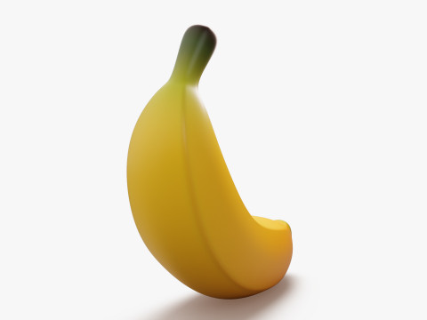 Banana Fruit Stylized 3Dモデル