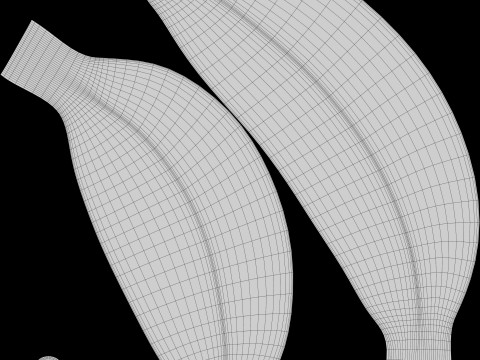 Banana Fruit Stylized 3Dモデル