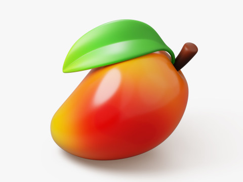 Mango Fruit Stylized 3D-Modell