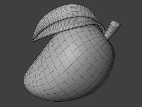 Mango Fruit Stylized 3D Model