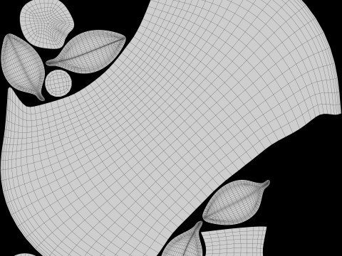 Peach Fruit Stylized 3Dモデル