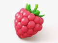 Raspberry Stylized 3D Модель