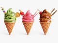 Ice Cream Cone Collection 3D Model