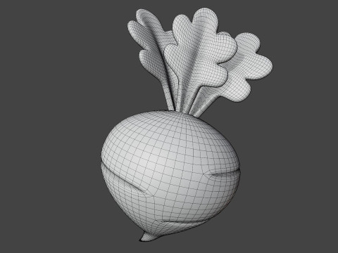 Stylized Beetroot 3Dモデル