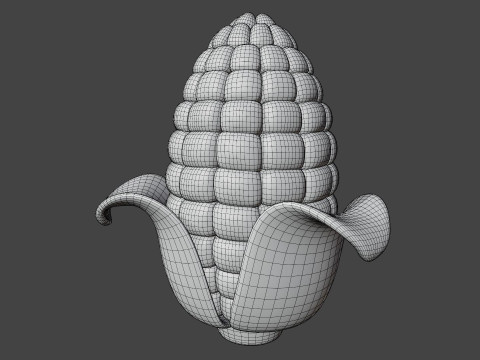 Stylized Corn Modelo 3D