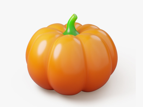 Stylized Pumpkin 3Dモデル