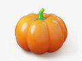 Stylized Pumpkin 3D Model