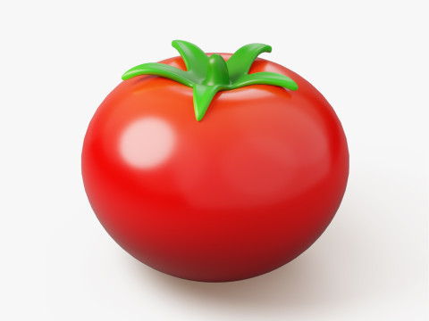 Stylized Tomato 3D Model