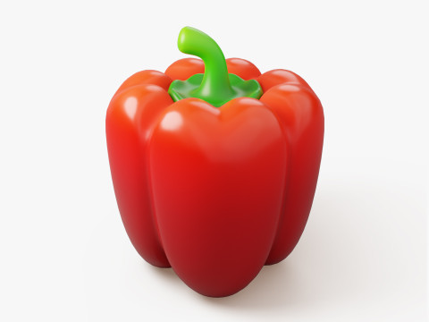 Stylized Vegetable Pack Modello 3D