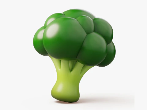 Stylized Vegetable Pack 3D Model