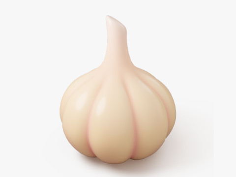 Stylized Vegetable Pack Modello 3D
