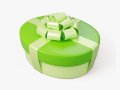 Oval Stylized Gift Box Modelo 3D