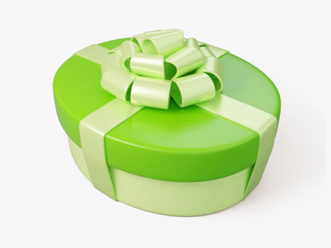 Stylized Gift Box Pack 3D Model