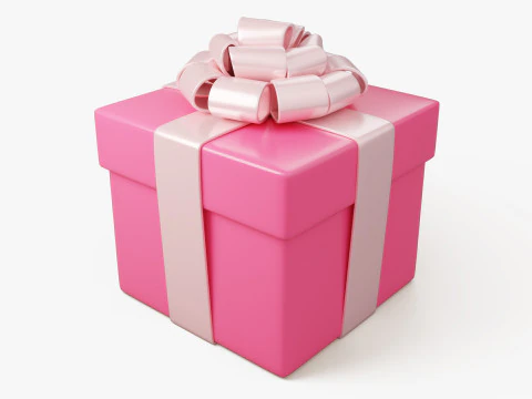 Stylized Gift Box Pack 3D Model