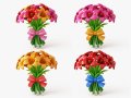 Stylized Lily Bouquet Pack Modelo 3D
