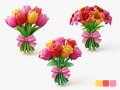 Stylized Flower Bouquet Pack Modelo 3D