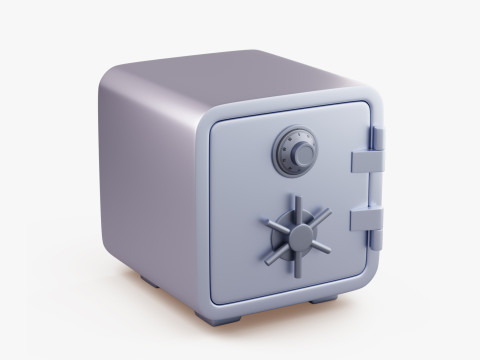 Stylized Safe Vault 3D 모델