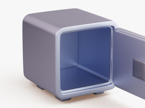 Stylized Safe Vault Modelo 3D